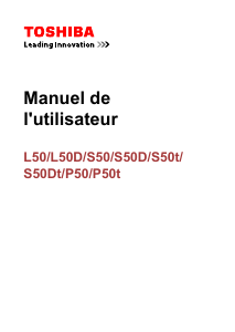 Mode d’emploi Toshiba Satellite L50T-A-12W Ordinateur portable