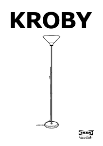 Priročnik IKEA KROBY Svetilka