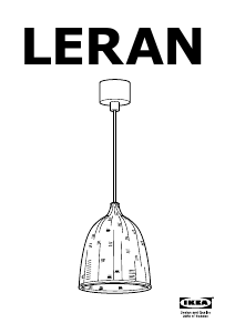 Manuál IKEA LERAN Svítilna