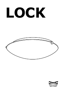 Kullanım kılavuzu IKEA LOCK Lamba