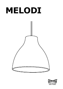 Priručnik IKEA MELODI Svjetiljka