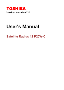 Handleiding Toshiba Satellite Radios 12 Laptop