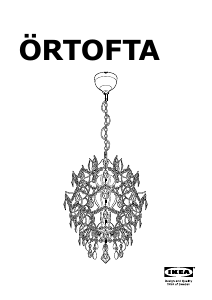 Manual IKEA ORTOFTA Lampă