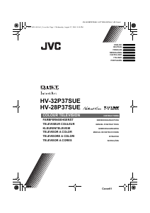 Mode d’emploi JVC HV-32P37SUE Téléviseur