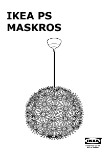 Manual IKEA PS MASKROS Lampă