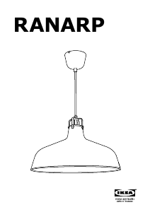 Manual IKEA RANARP Lampă