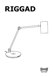 Bruksanvisning IKEA RIGGAD Lampe
