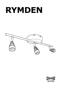 Bruksanvisning IKEA RYMDEN Lampa