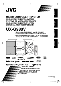 Manuale JVC UX-G980VE Stereo set