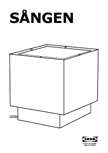 Manual de uso IKEA SANGEN Lámpara