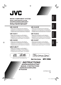 Manuale JVC UX-VJ3-P Stereo set