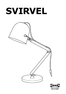 Manual de uso IKEA SVIRVEL Lámpara