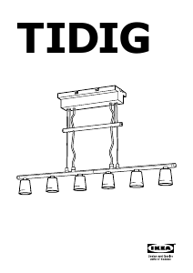 Manual IKEA TIDIG Lampă