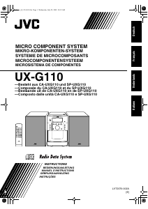 Manuale JVC UX-G110 Stereo set