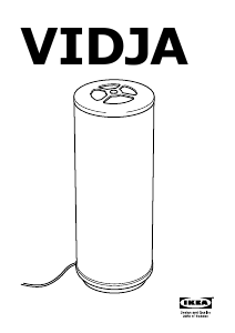 Bruksanvisning IKEA VIDJA (Desk) Lampa