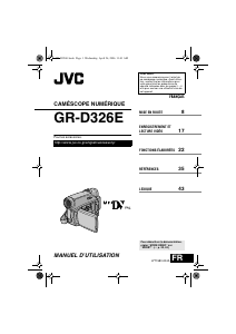 Mode d’emploi JVC GR-D326E Caméscope
