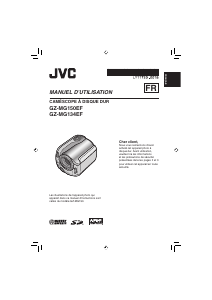 Mode d’emploi JVC GZ-MG134EF Caméscope