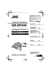Mode d’emploi JVC GR-DF540 Caméscope