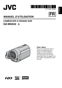 Mode d’emploi JVC GZ-MG532 Caméscope