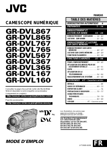 Mode d’emploi JVC GR-DVL765 Caméscope