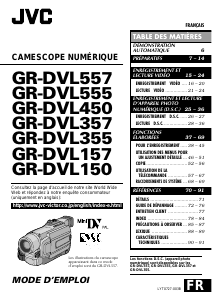 Mode d’emploi JVC GR-DVL357 Caméscope