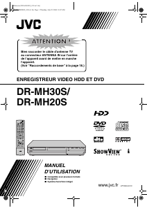 Mode d’emploi JVC DR-MH30S Lecteur DVD