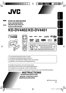 Handleiding JVC KD-DV4402E Autoradio