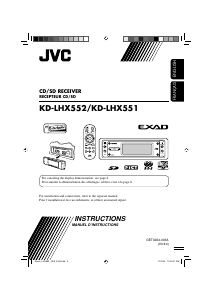 Manual JVC KD-LHX552 Car Radio