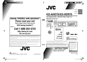 Handleiding JVC KD-AHD79 Autoradio