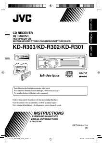 Manuale JVC KD-R301E Autoradio