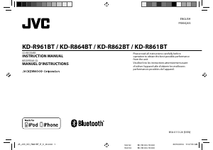 Handleiding JVC KW-R961BT Autoradio