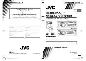 Handleiding JVC KD-R412E Autoradio