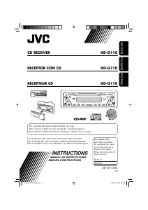 Handleiding JVC KD-G110 Autoradio