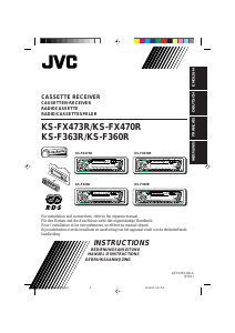Mode d’emploi JVC KS-FX363R Autoradio
