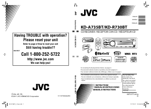 Handleiding JVC KD-R730BT Autoradio