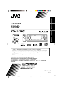 Manual JVC KD-LHX601 Car Radio