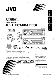Manual JVC KD-HDR30 Car Radio
