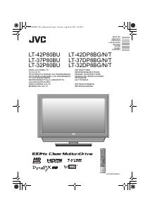 Mode d’emploi JVC LT-42DP8BN Téléviseur LCD