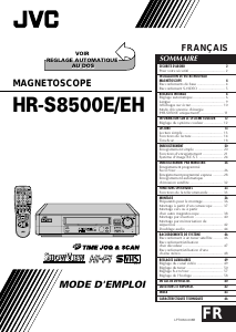 Mode d’emploi JVC HR-S8500E Magnétoscope