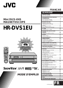 Mode d’emploi JVC HR-DVS1EU Magnétoscope