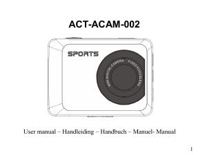 Mode d’emploi Maxxter ACT-ACAM-002 Caméscope action