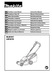 Manual Makita BLM381 Lawn Mower