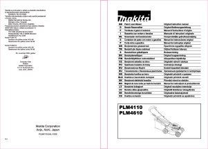 Bedienungsanleitung Makita PLM4610 Rasenmäher