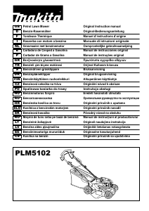 Manuale Makita PLM5102 Rasaerba