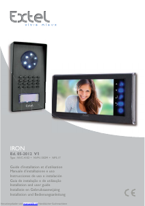 Manual de uso Extel NVM-1302M Intercomunicador