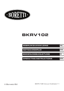Mode d’emploi Boretti BKRV102 Réfrigérateur