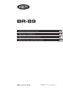 Mode d’emploi Boretti BR89 Réfrigérateur
