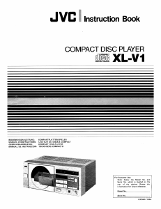 Mode d’emploi JVC XL-V1 Lecteur CD
