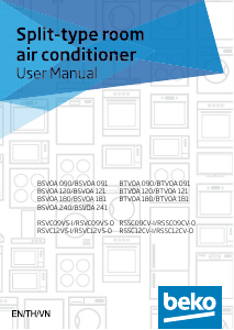 Handleiding BEKO BTVOA 121 Airconditioner