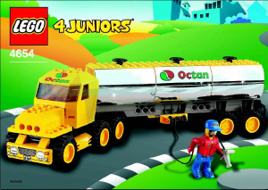 Handleiding Lego set 4654 4Juniors Tankwagen